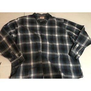 Wrangler Authentic Mens 3XL/3TG Blue Plaid